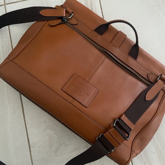 COACH mens briefcase leather ,beautiful brown colour very roomy - Picture 4 of 8